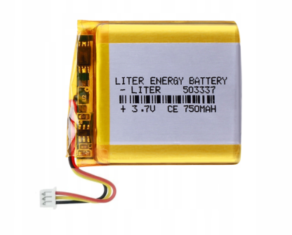 Akumulator Li-Poly 750mAh 3.7V JST NTC 503337 - obrazek 6