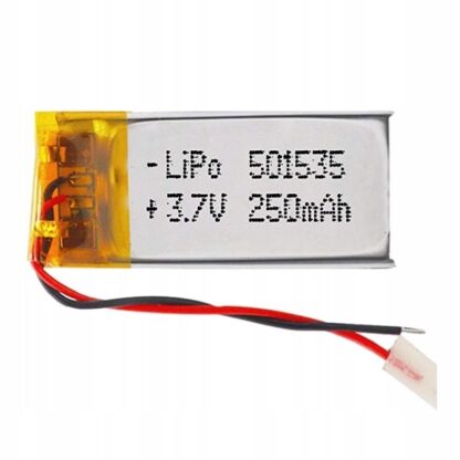 Akumulator Li-Poly 250mAh 3.7V JST 501535 - obrazek 5