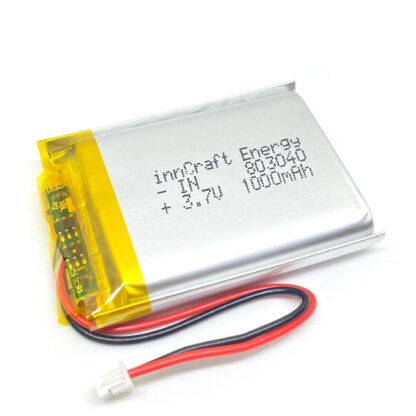 Akumulator Li-Poly 1000mAh 3.7V JST 803040