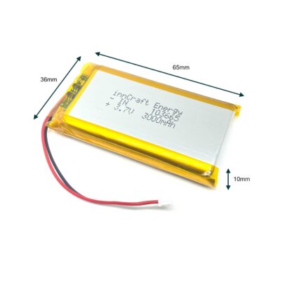 Akumulator Li-Poly  3000mAh 3.7V IN103665 - obrazek 3