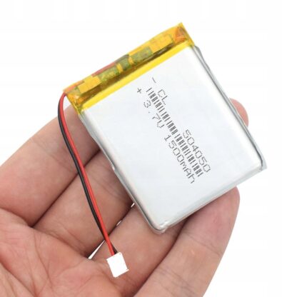 Akumulator Li-Poly 1500mAh 3.7V JST 504050 - obrazek 2