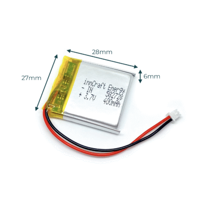 Akumulator Litowo-Polimerowy 400mAh 3.7V IN582728 - obrazek 2