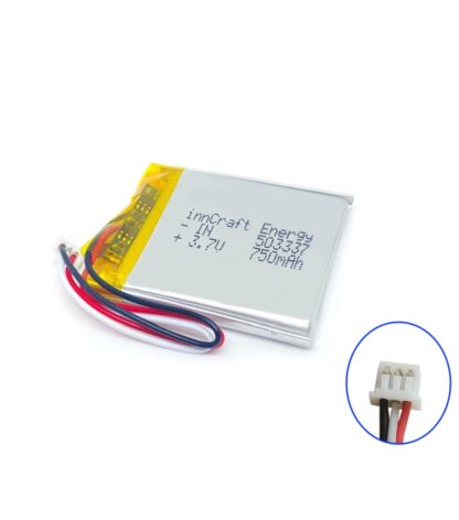 Akumulator Litowo-Polimerowy 750mAh 3.7V INC503337 - obrazek 3