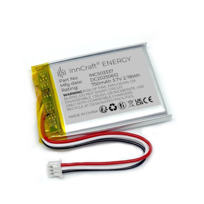 Akumulator Litowo-Polimerowy 750mAh 3.7V INC503337